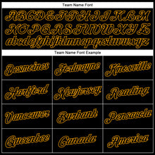 Load image into Gallery viewer, Custom Stitched Black Black-Gold 3D Pattern Design Butterfly Sports Pullover Sweatshirt Hoodie