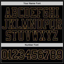 Load image into Gallery viewer, Custom Stitched Black Black-Old Gold 3D Skull Fashion Sports Pullover Sweatshirt Hoodie