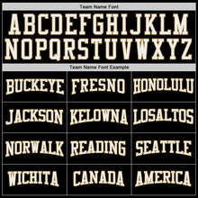 Load image into Gallery viewer, Custom Stitched Black White-Orange Sports Pullover Sweatshirt Hoodie