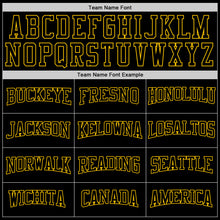 Load image into Gallery viewer, Custom Stitched Black Black-Gold Sports Pullover Sweatshirt Hoodie