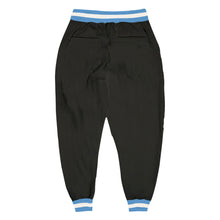 Load image into Gallery viewer, Custom Black Light Blue-White Sports Pants