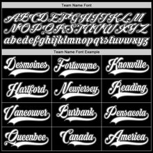 Load image into Gallery viewer, Custom Black White-Gray Authentic Baseball Jersey