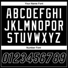 Load image into Gallery viewer, Custom Black Black-White Authentic Baseball Jersey