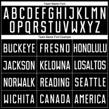 Load image into Gallery viewer, Custom Black White-Red Authentic Baseball Jersey