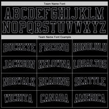 Load image into Gallery viewer, Custom Stitched Black Black-Gray Sports Pullover Sweatshirt Hoodie