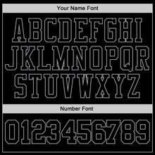 Load image into Gallery viewer, Custom Stitched Black Black-Gray Sports Pullover Sweatshirt Hoodie