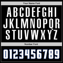 Load image into Gallery viewer, Custom Stitched Black White-Gray Sports Pullover Sweatshirt Hoodie