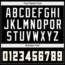 Load image into Gallery viewer, Custom Stitched Black White-Cream Sports Pullover Sweatshirt Hoodie