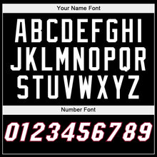 Load image into Gallery viewer, Custom Stitched Black White-Maroon Sports Pullover Sweatshirt Hoodie