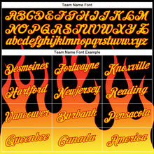 Load image into Gallery viewer, Custom Stitched Black Red-Gold 3D Pattern Design Flame Sports Pullover Sweatshirt Hoodie