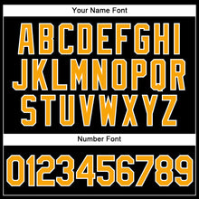 Load image into Gallery viewer, Custom Black Gold-Red Authentic Baseball Jersey