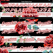 Load image into Gallery viewer, Custom Black White-Red 3D Pattern Design Mandalas Authentic Baseball Jersey