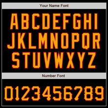 Load image into Gallery viewer, Custom Black Gold-Red Authentic Baseball Jersey