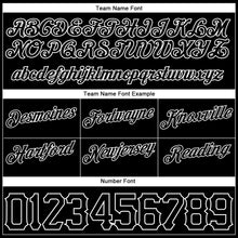 Load image into Gallery viewer, Custom Black White Pinstripe Black-White Authentic Basketball Shorts