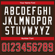 Load image into Gallery viewer, Custom Brown Red-Cream Performance T-Shirt