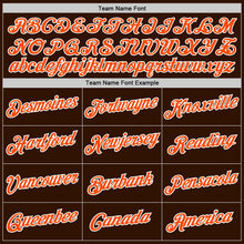 Load image into Gallery viewer, Custom Stitched Brown Orange-White Sports Pullover Sweatshirt Hoodie