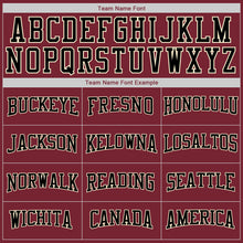 Load image into Gallery viewer, Custom Stitched Burgundy White-Cream Sports Pullover Sweatshirt Hoodie