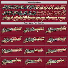 Load image into Gallery viewer, Custom Stitched Burgundy Vintage USA Flag-Cream Sports Pullover Sweatshirt Hoodie