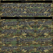 Load image into Gallery viewer, Custom Camo Black-Gray Authentic Salute To Service Baseball Jersey