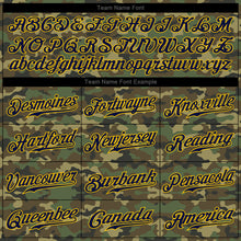 Load image into Gallery viewer, Custom Camo Navy-Gold Authentic Salute To Service Baseball Jersey