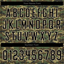 Load image into Gallery viewer, Custom Camo Black-Cream Performance Salute To Service T-Shirt