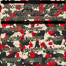 Load image into Gallery viewer, Custom Camo Black-Cream Performance Salute To Service T-Shirt