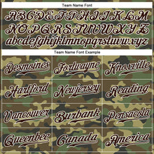 Load image into Gallery viewer, Custom Camo Brown-White Authentic Salute To Service Baseball Jersey