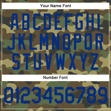 Load image into Gallery viewer, Custom Camo Royal-Red Authentic Salute To Service Baseball Jersey