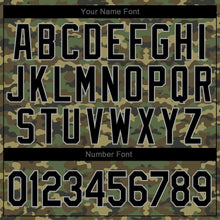 Load image into Gallery viewer, Custom Stitched Camo Black-Gray Sports Pullover Sweatshirt Salute To Service Hoodie