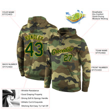 Load image into Gallery viewer, Custom Stitched Camo Green-Gold Sports Pullover Sweatshirt Salute To Service Hoodie
