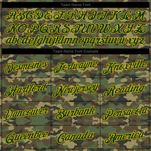 Load image into Gallery viewer, Custom Stitched Camo Green-Gold Sports Pullover Sweatshirt Salute To Service Hoodie