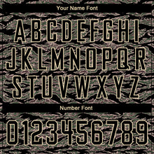 Load image into Gallery viewer, Custom Stitched Camo Black-Cream Sports Pullover Sweatshirt Salute To Service Hoodie