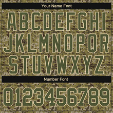 Load image into Gallery viewer, Custom Camo Olive-Cream Performance Salute To Service T-Shirt