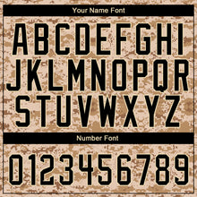 Load image into Gallery viewer, Custom Camo Black-Cream Performance Salute To Service T-Shirt