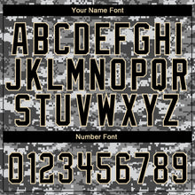 Load image into Gallery viewer, Custom Camo Black-Cream Performance Salute To Service T-Shirt