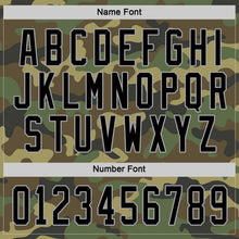 Load image into Gallery viewer, Custom Camo Black-Gray Salute To Service Hockey Jersey
