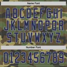 Load image into Gallery viewer, Custom Camo Navy-Gray Salute To Service Hockey Jersey