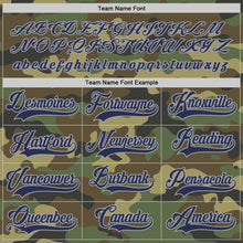 Load image into Gallery viewer, Custom Camo Navy-Gray Salute To Service Hockey Jersey