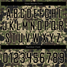 Load image into Gallery viewer, Custom Stitched Camo Black-Cream Sports Pullover Sweatshirt Salute To Service Hoodie