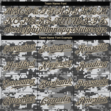 Load image into Gallery viewer, Custom Camo Steel Gray-Cream Authentic Salute To Service Baseball Jersey