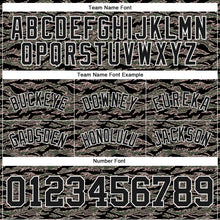 Load image into Gallery viewer, Custom Camo Black-White Authentic Salute To Service Basketball Shorts