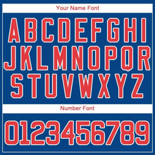 Load image into Gallery viewer, Custom Royal Red-White Baseball Jersey