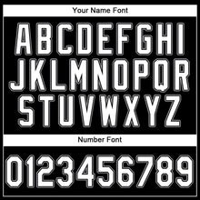 Load image into Gallery viewer, Custom Black White-Gray Baseball Jersey