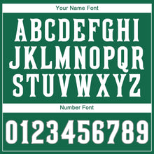 Load image into Gallery viewer, Custom Kelly Green White-Gray Baseball Jersey