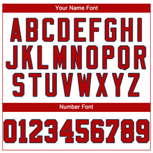 Load image into Gallery viewer, Custom Cream Red-Navy Performance T-Shirt