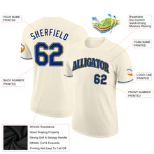 Load image into Gallery viewer, Custom Cream Royal-Gold Performance T-Shirt