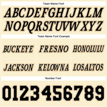 Load image into Gallery viewer, Custom Cream Black-Old Gold Authentic Throwback Basketball Shorts