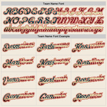 Load image into Gallery viewer, Custom Stitched Cream Vintage USA Flag-Red Sports Pullover Sweatshirt Hoodie