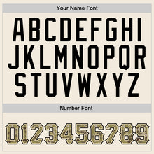 Load image into Gallery viewer, Custom Stitched Cream Camo-Black Sports Pullover Sweatshirt Hoodie