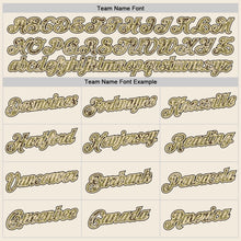 Load image into Gallery viewer, Custom Stitched Cream Camo-Black Sports Pullover Sweatshirt Hoodie